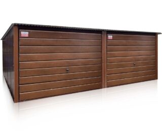 Garage in lamiera 6x5m con pendenza posteriore