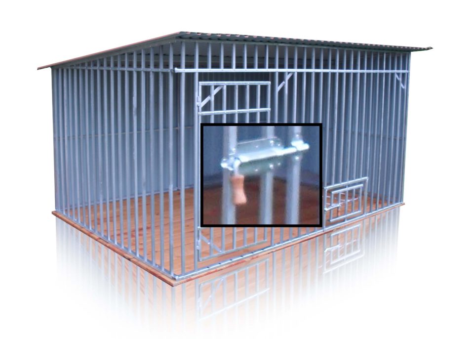 Box per cani 3x2m BTX 8004