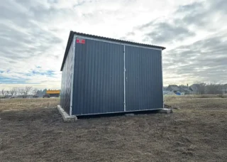 Garáž 3 x 5 m zadní spád - Grafit