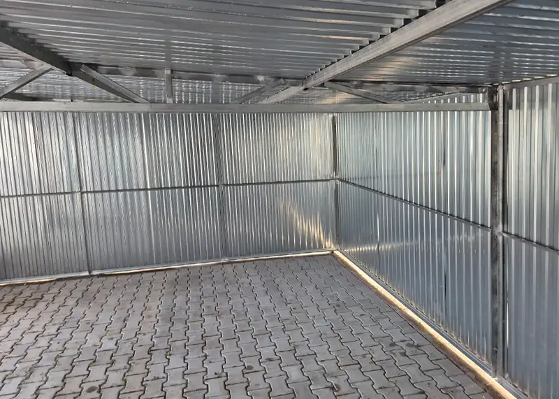 Dvougaraz_6x6_zadni_pozink - konstrukce