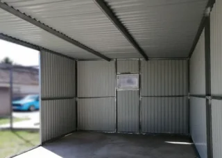 Konstrukce - Sklad Eurostal 5 x 3 m zadní spád