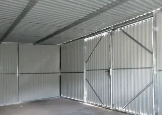 Konstrukce - Sklad Eurostal 5 x 3 m zadní spád