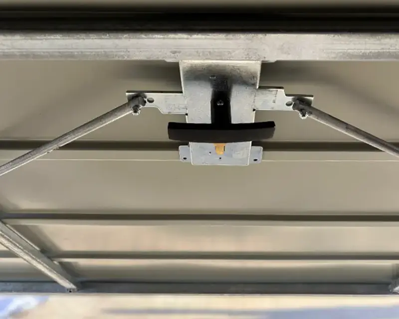 Plechová dvougaráž 6 x 5 m Matný grafit plech vodorovně