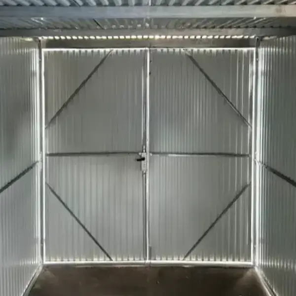pozinkovaná konstrukce Plechová garáž 2x3m